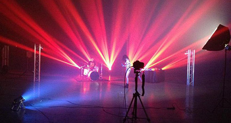 Metech Filming in A Stage