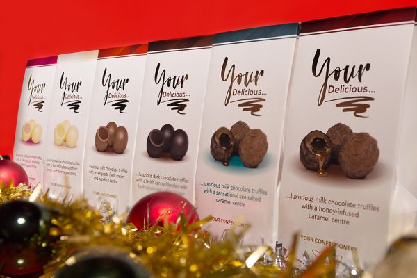 Xmas Ad for Chocolates