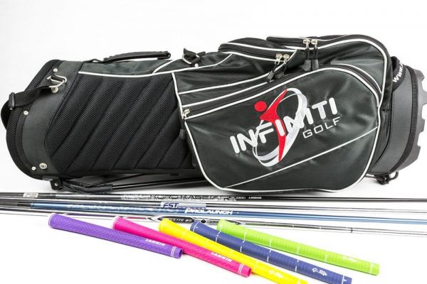 Creative image on white background for Infiniti Golf