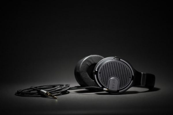 Quad Headphones on Spotlit Background