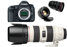 Canon 5D MK III and various lenses